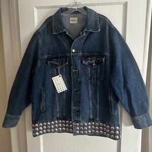 Khaite Grizzo Studded Denim Jacket – Blue – Size S – NWT – Sold Out